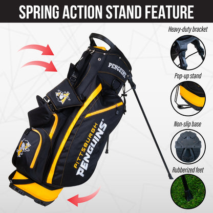 Pittsburgh Penguins Fairway Stand Bag - Image 5 - Club Rehab