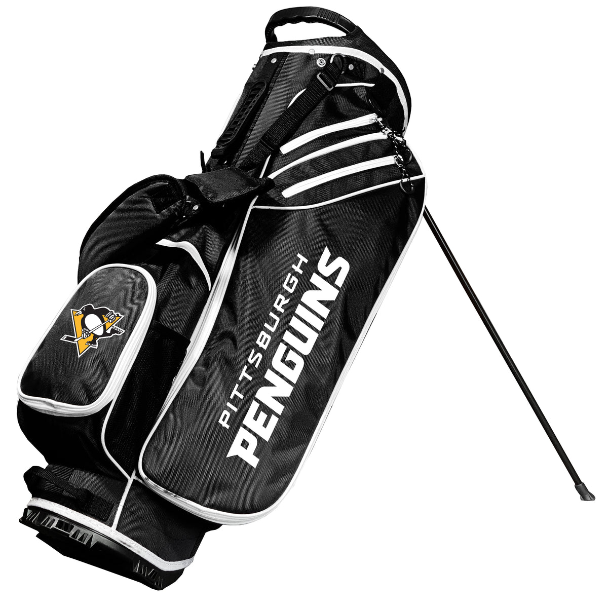 Pittsburgh Penguins Birdie stand golf bag, Black color