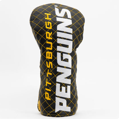 Pittsburgh Penguins solid driver quilted golf headcover