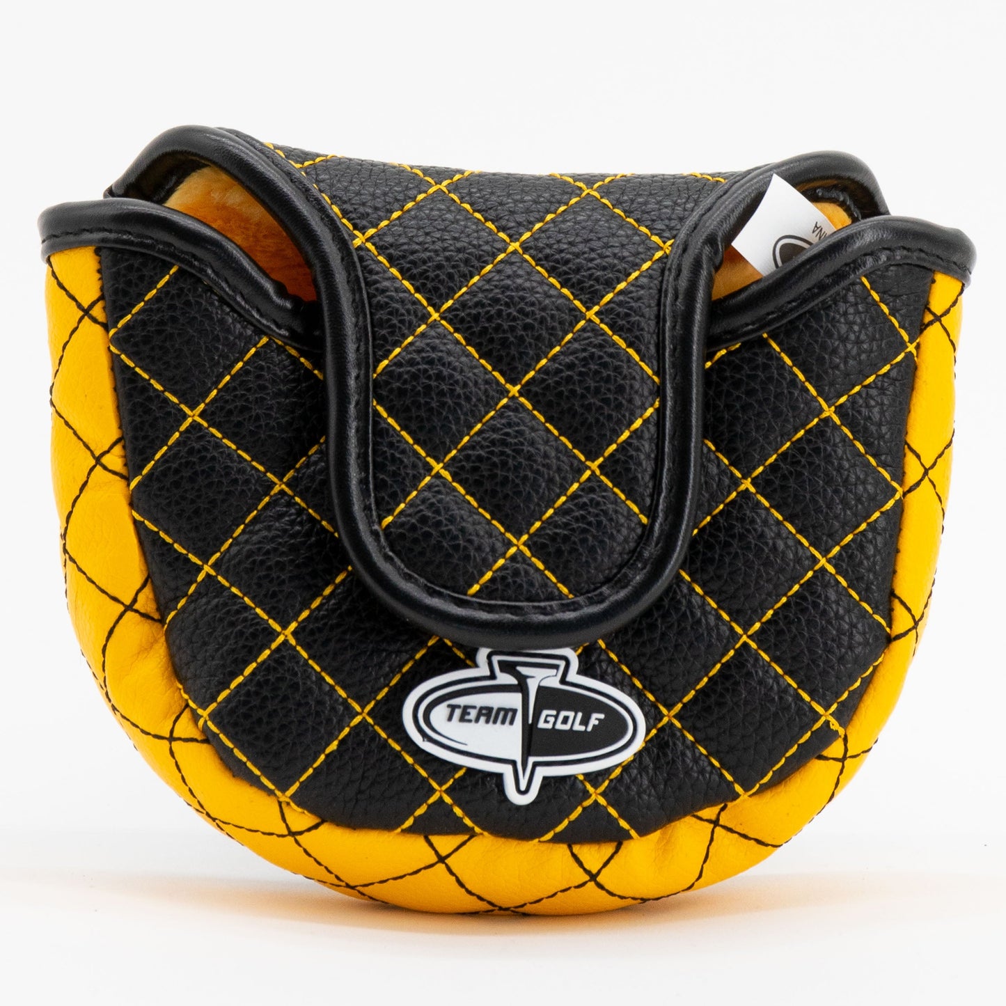 Pittsburgh Penguins solid mallet putter quilted golf headcover alternate view