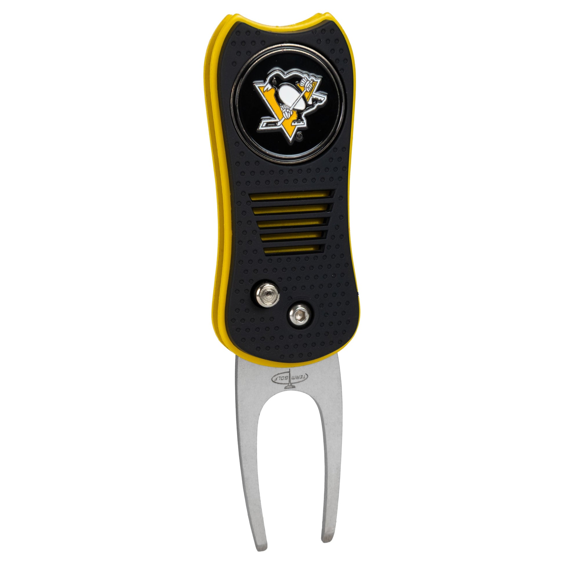Pittsburgh Penguins Switchblade Divot Tool - Image 1 - Club Rehab