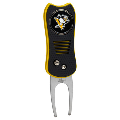 Pittsburgh Penguins Switchblade Divot Tool - Image 1 - Club Rehab