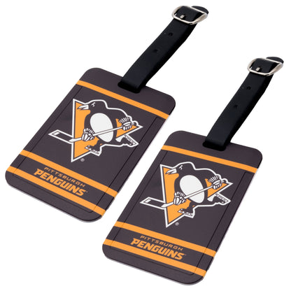 Pittsburgh Penguins plastic golf bag tag by Team Golf, product photo 4