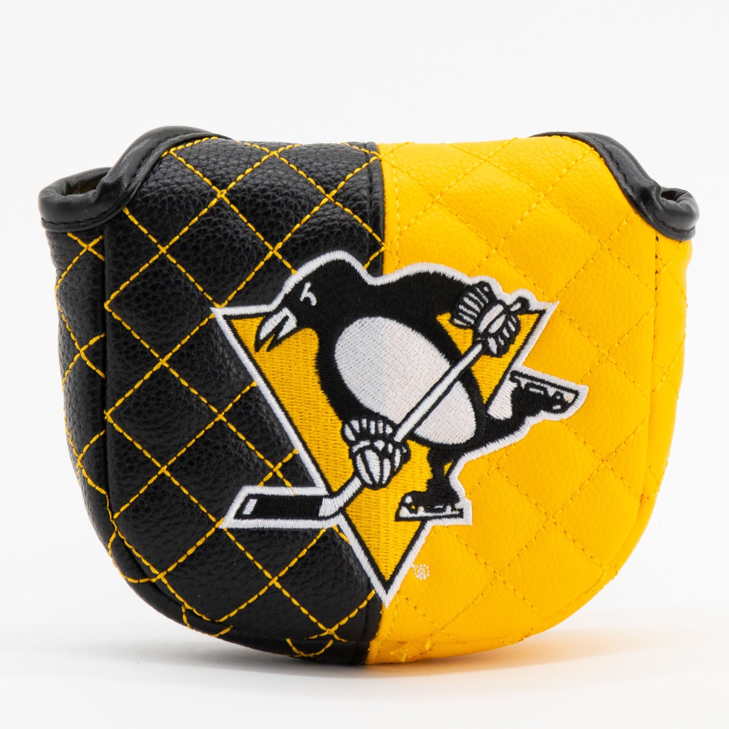 Pittsburgh Penguins split mallet putter quilted golf headcover