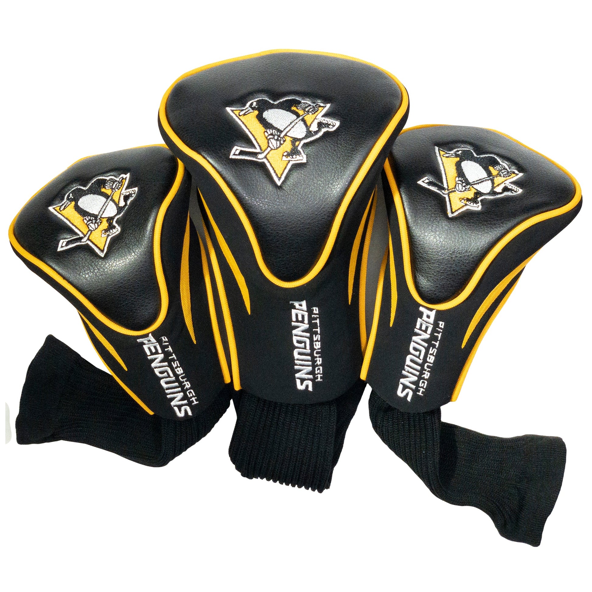 Pittsburgh Penguins 3 Pack Contour Sock Headcovers - Club Rehab