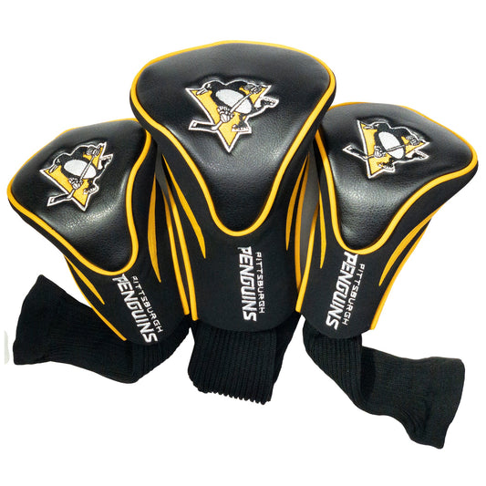 Pittsburgh Penguins 3 Pack Contour Sock Headcovers - Club Rehab