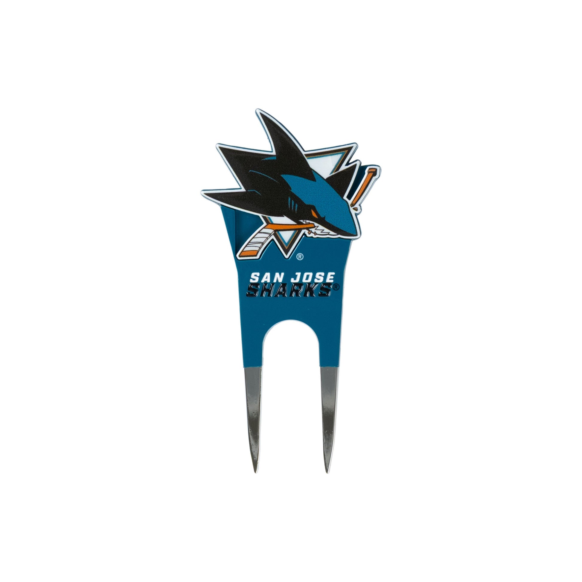 San Jose Sharks Custom Shaped Divot Tool - Image 1 - Club Rehab