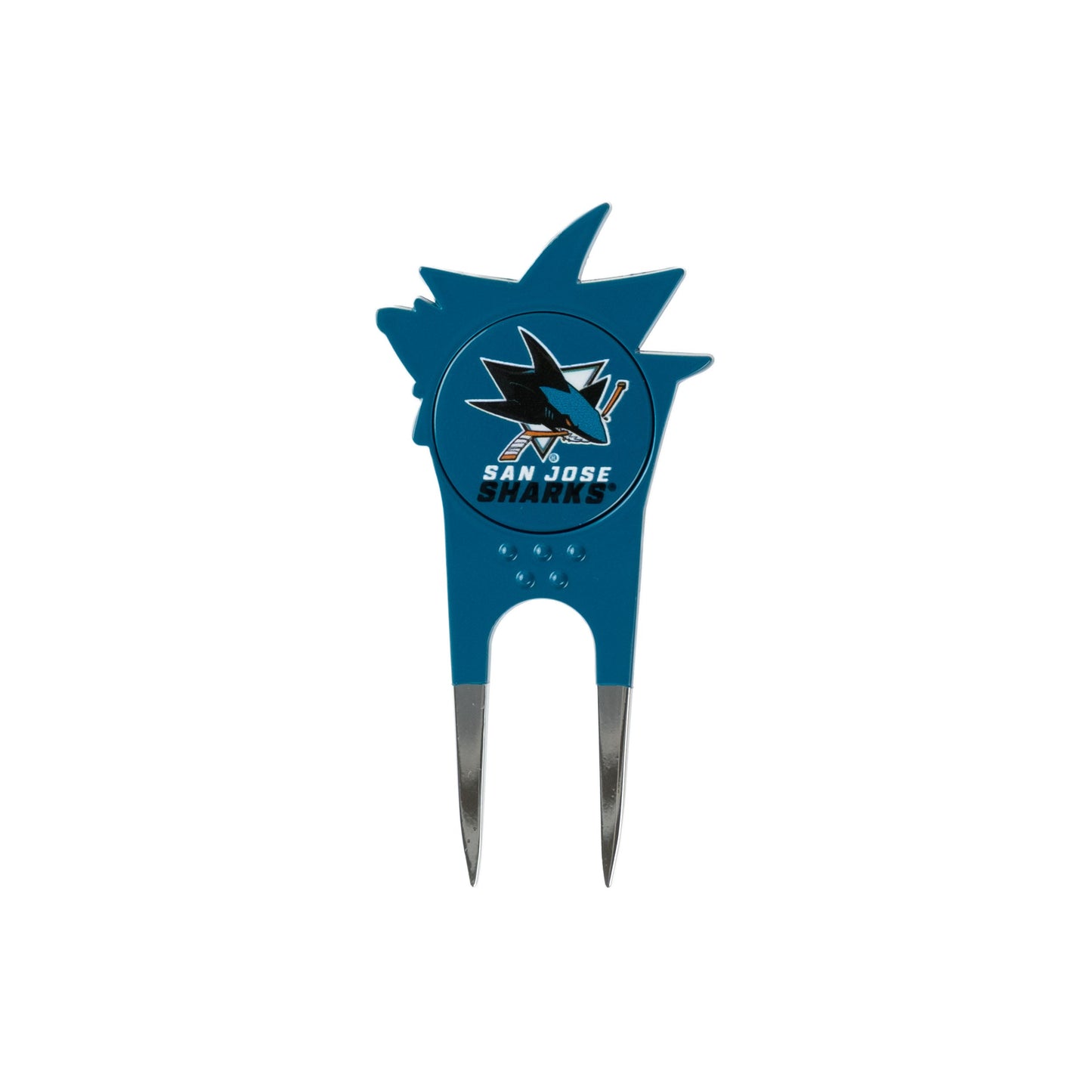 San Jose Sharks Custom Shaped Divot Tool - Image 2 - Club Rehab