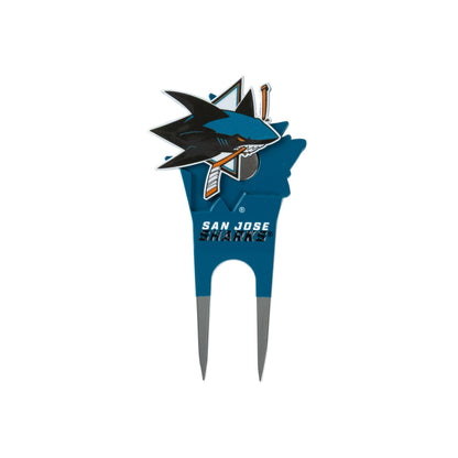 San Jose Sharks Custom Shaped Divot Tool - Image 3 - Club Rehab