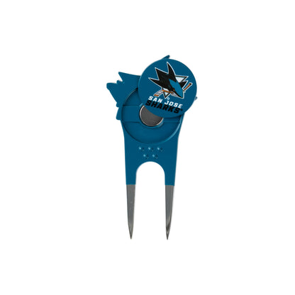 San Jose Sharks Custom Shaped Divot Tool - Image 4 - Club Rehab