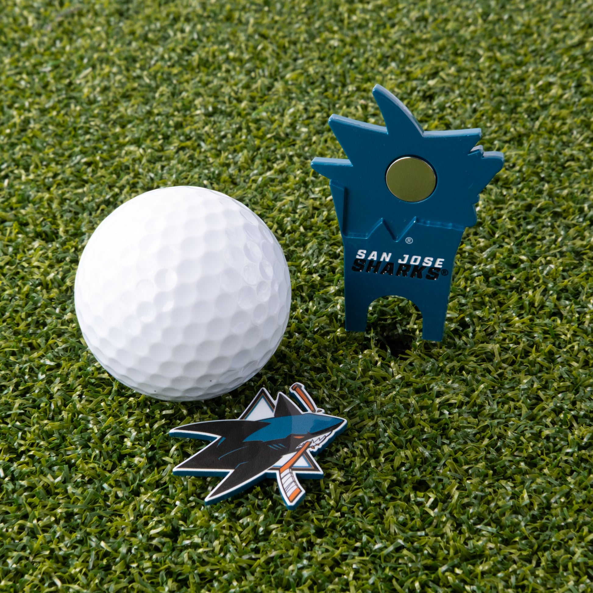 San Jose Sharks Custom Shaped Divot Tool - Image 5 - Club Rehab