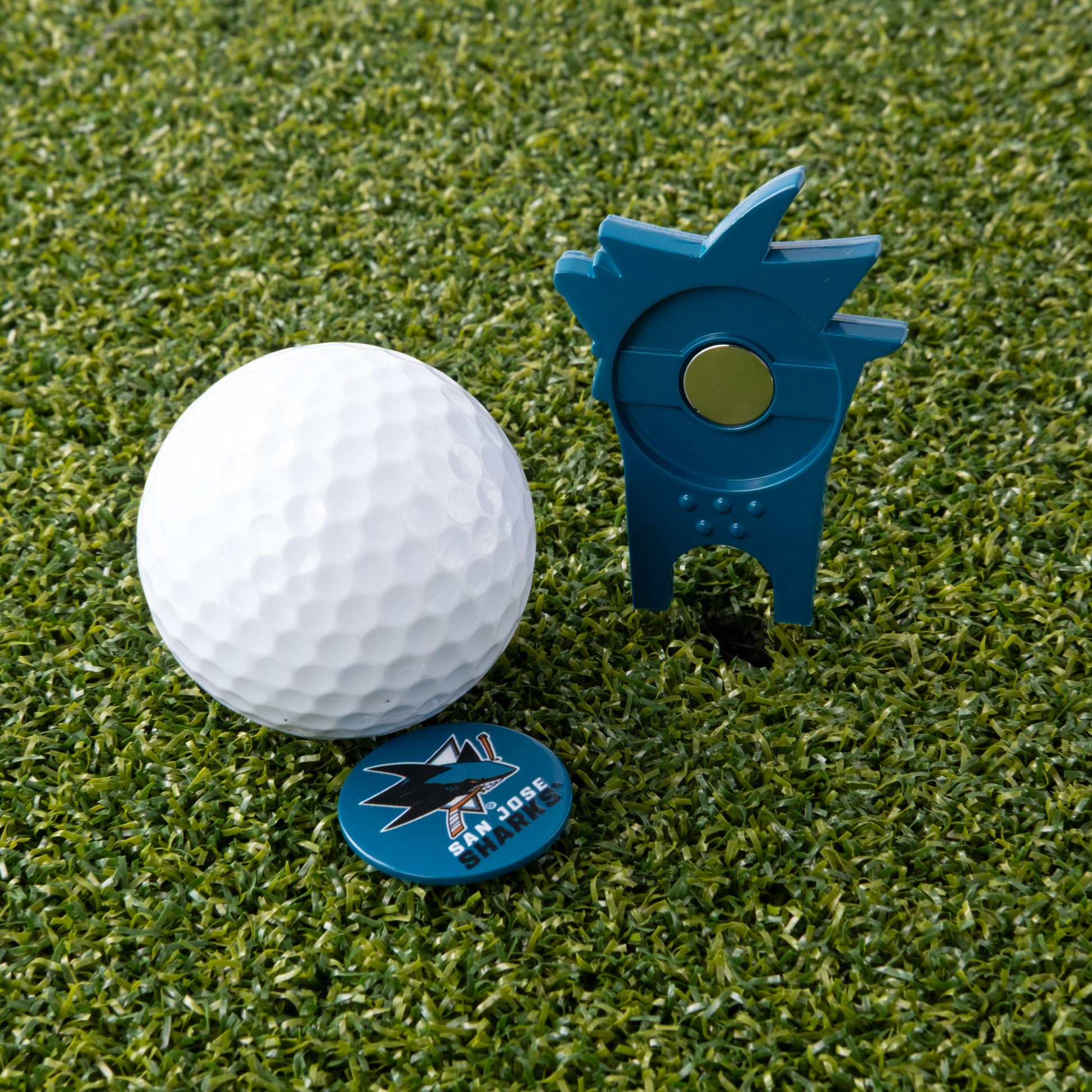 San Jose Sharks Custom Shaped Divot Tool - Image 6 - Club Rehab