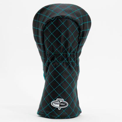San Jose Sharks split fairway quilted golf headcover alternate view