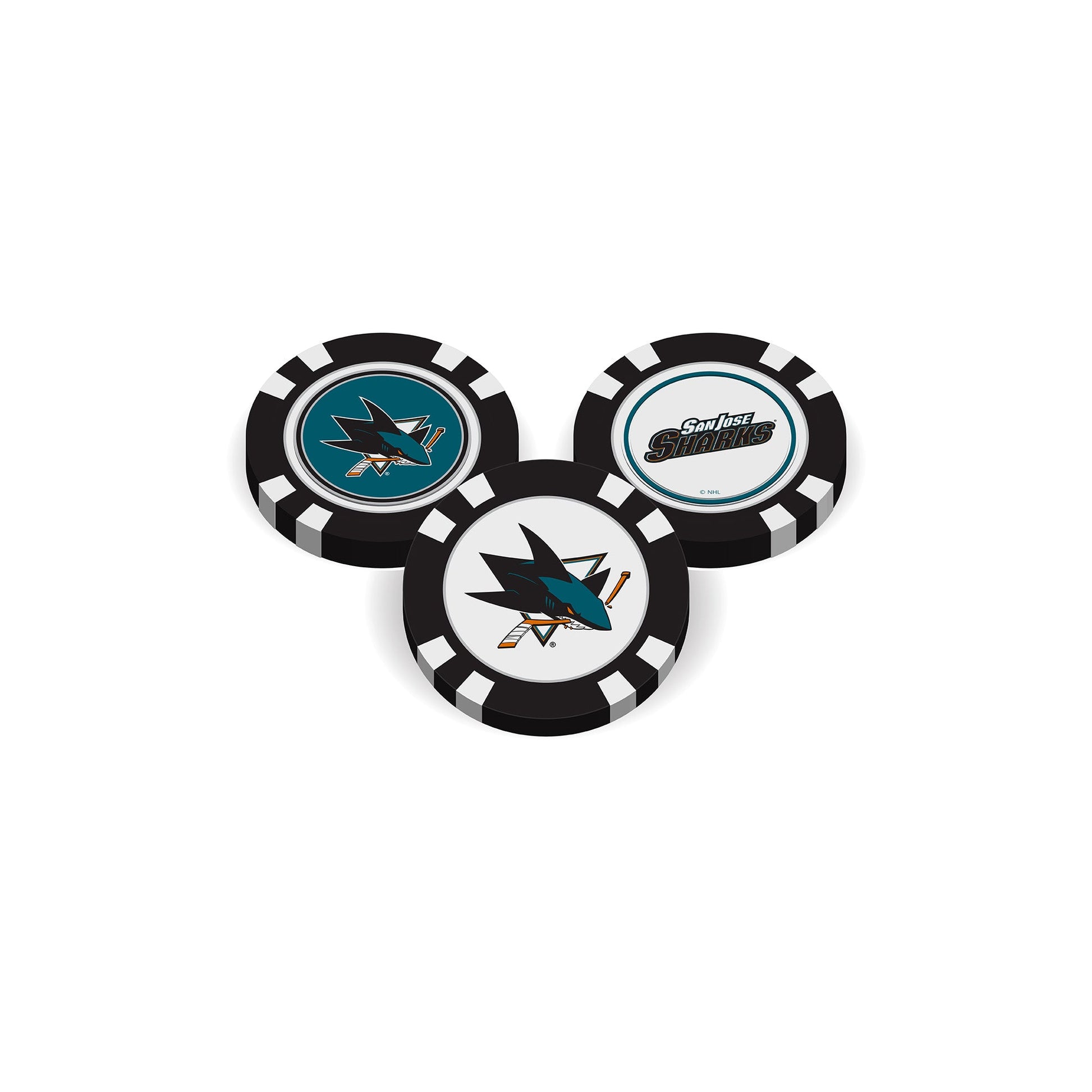 San Jose Sharks Golf Chip Ball Marker - Club Rehab