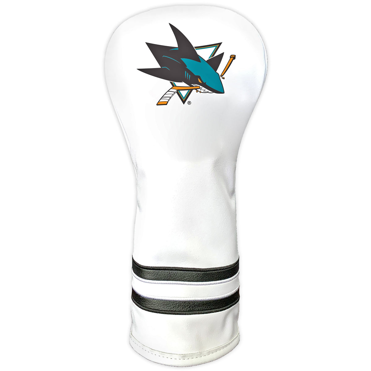 San Jose Sharks Vintage White Printed Fairway Headcover