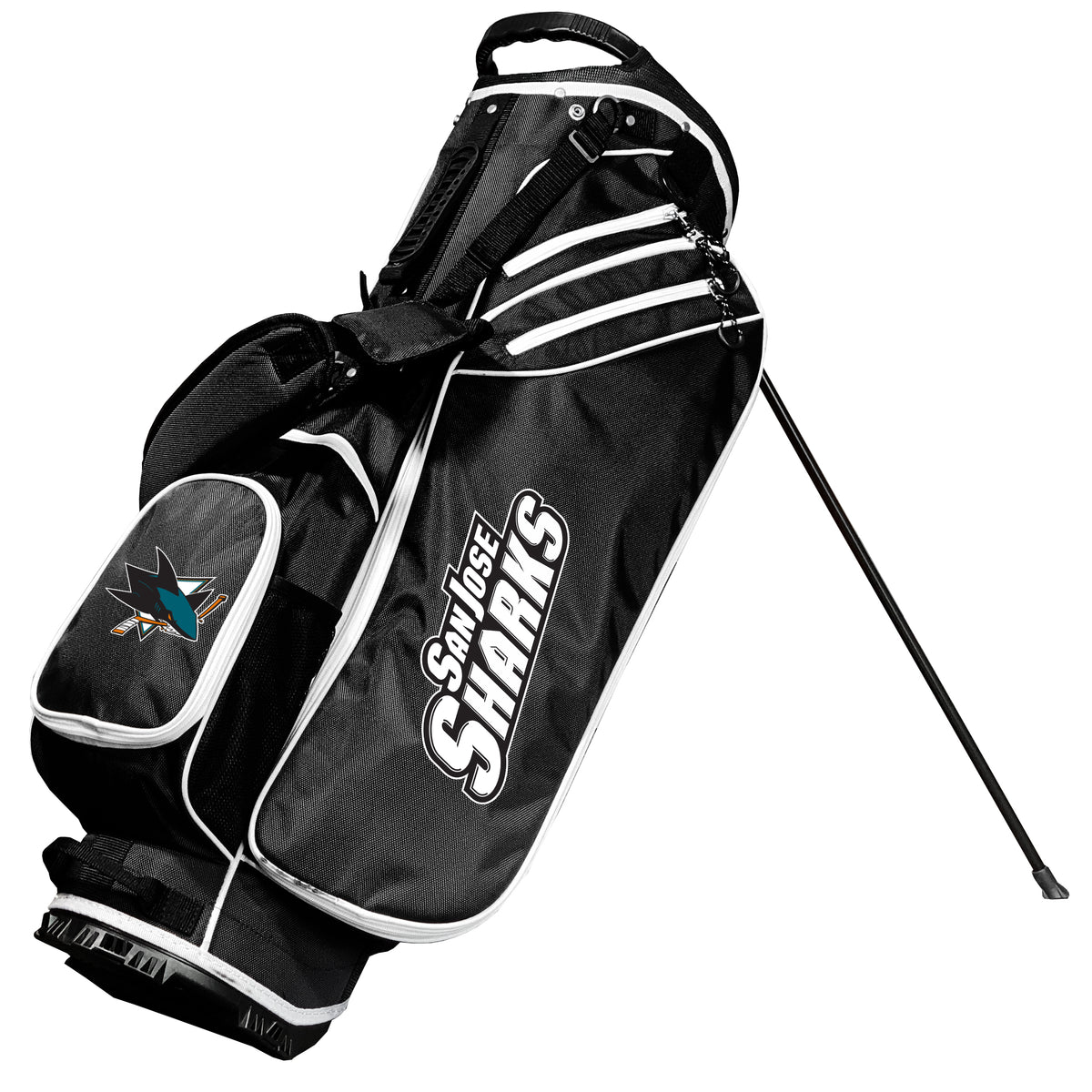 San Jose Sharks Birdie stand golf bag, Black color