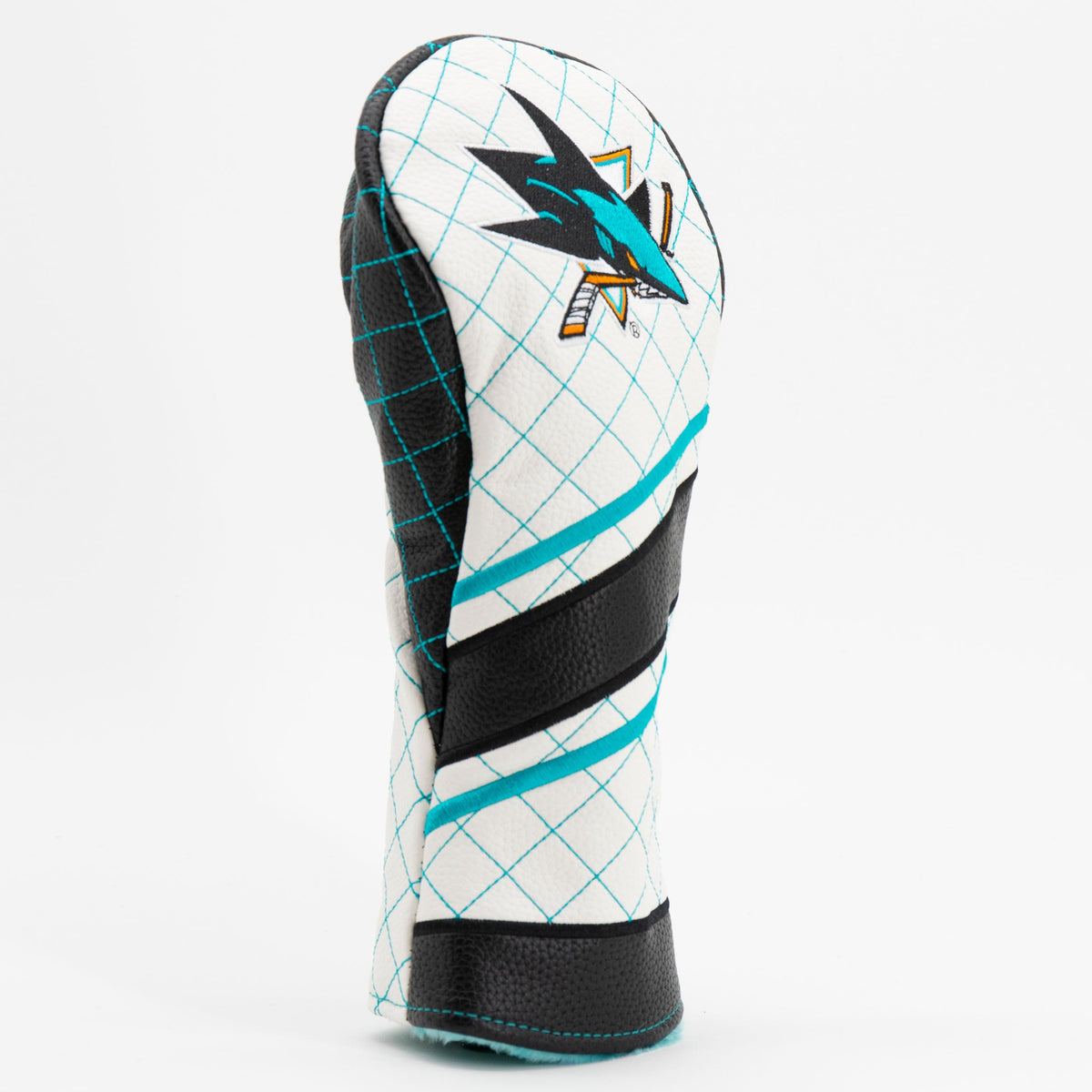 San Jose Sharks Stripe Quilted Fairway Headcover - golf headcover product images