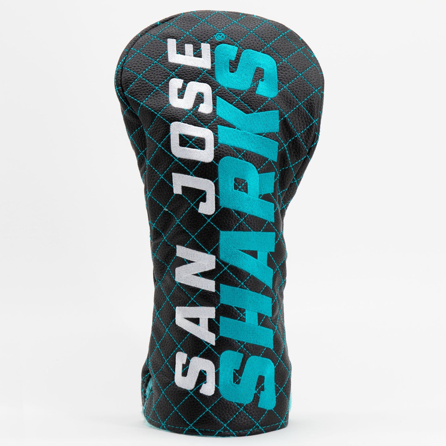 San Jose Sharks solid driver quilted golf headcover