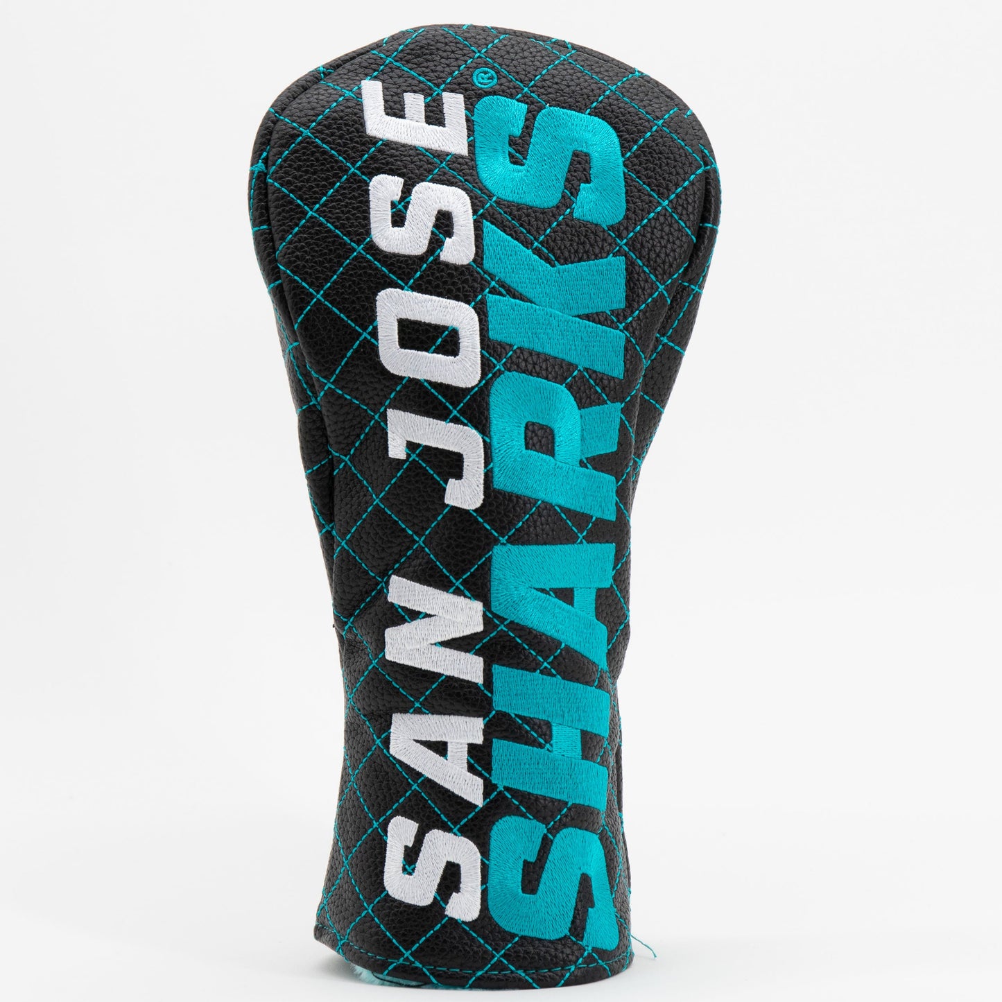 San Jose Sharks solid fairway quilted golf headcover