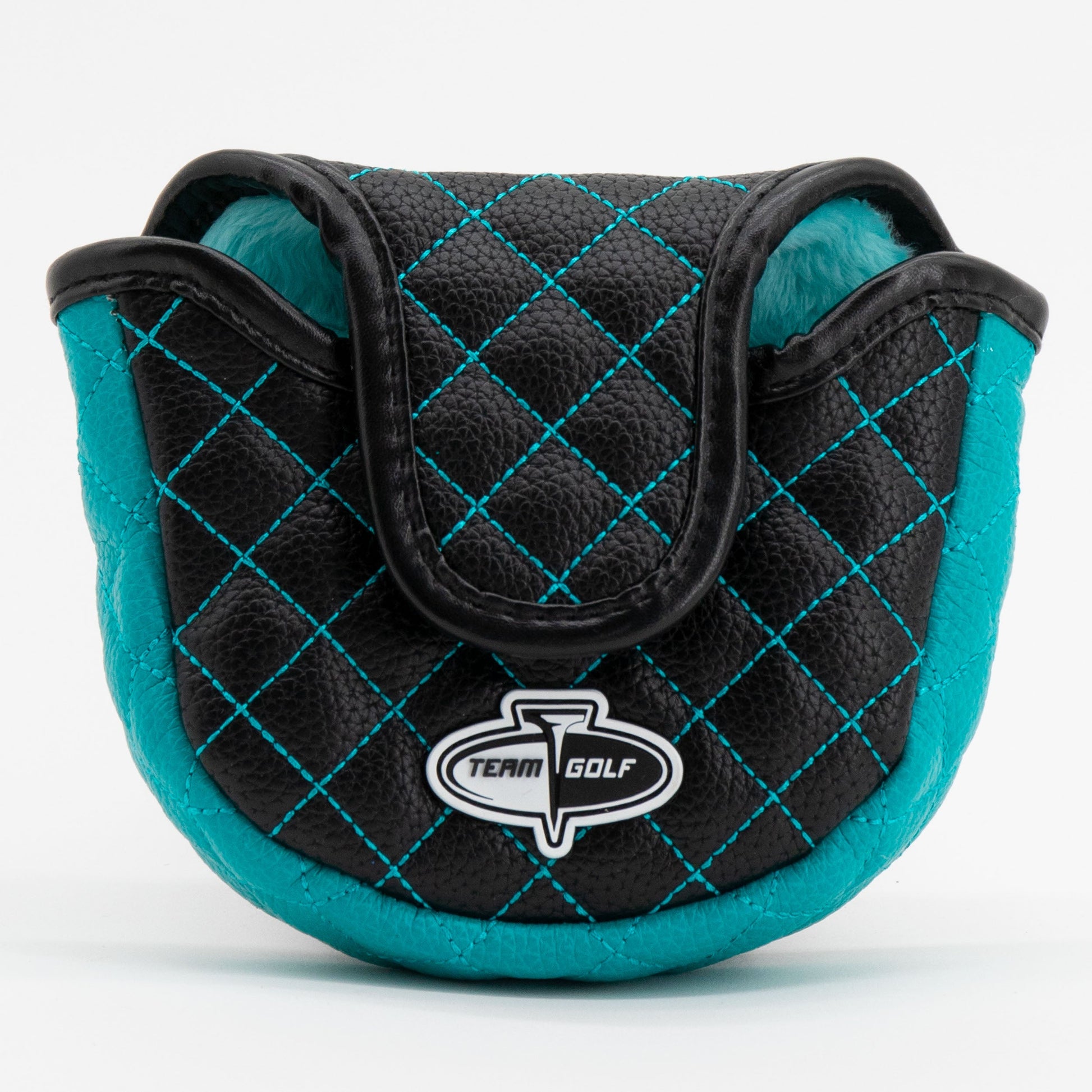 San Jose Sharks solid mallet putter quilted golf headcover alternate view
