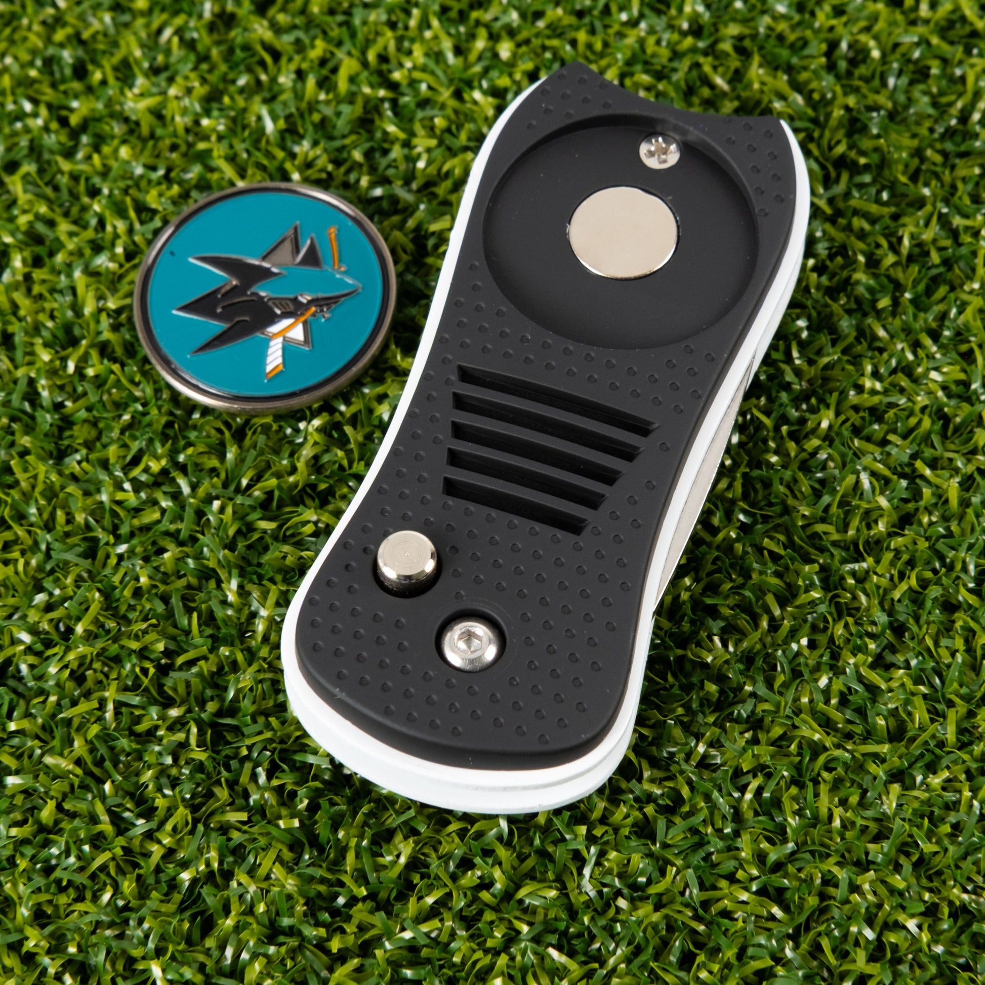 San Jose Sharks Switchblade Divot Tool - Image 3 - Club Rehab