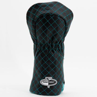 San Jose Sharks split driver quilted golf headcover alternate view