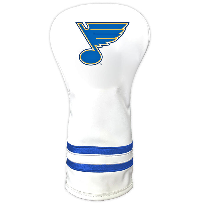 St. Louis Blues Vintage White Printed Driver Headcover