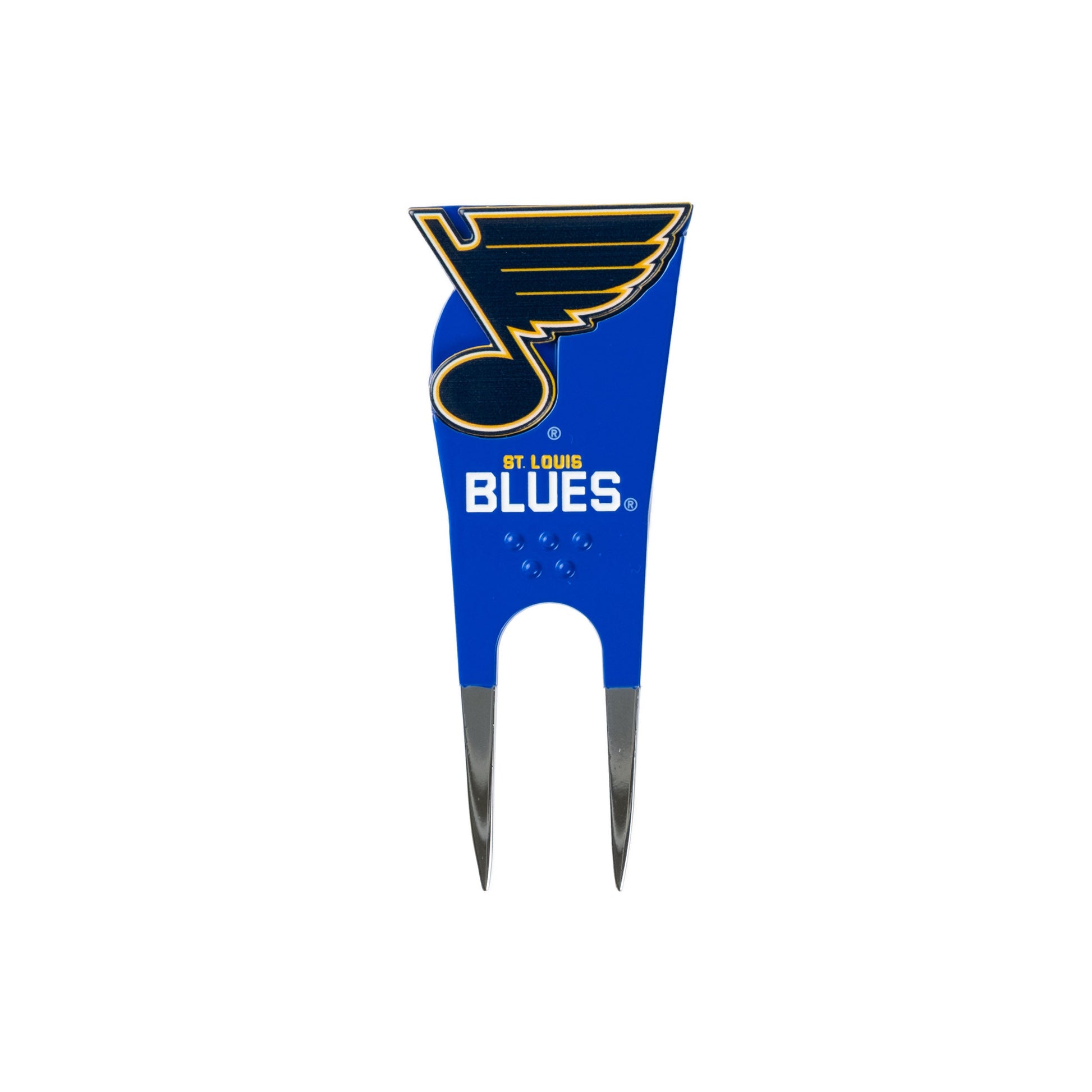 St. Louis Blues Custom Shaped Divot Tool - Image 1 - Club Rehab