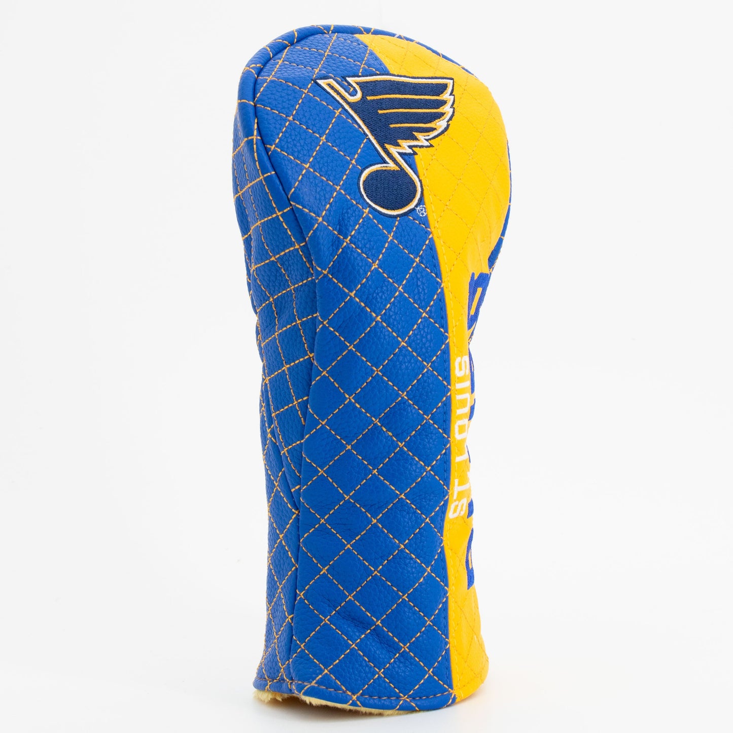 St Louis Blues split fairway quilted golf headcover alternate view