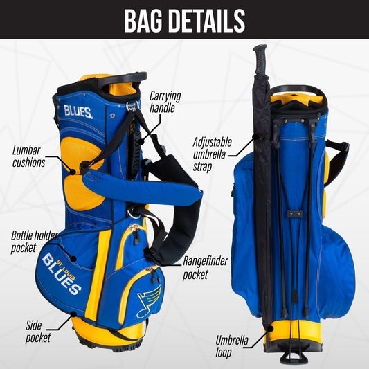 St. Louis Blues Fairway Stand Bag - Image 2 - Club Rehab