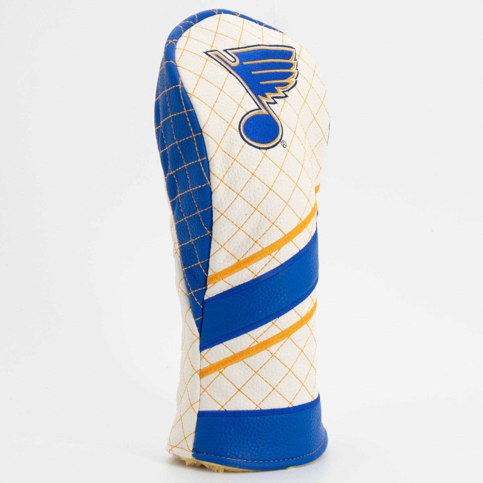 St Louis Blues stripe fairway quilted golf headcover alternate view