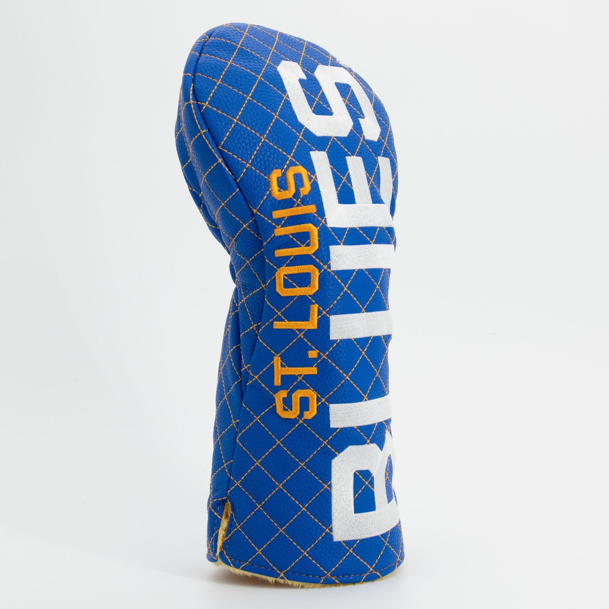 St Louis Blues solid driver quilted golf headcover alternate view