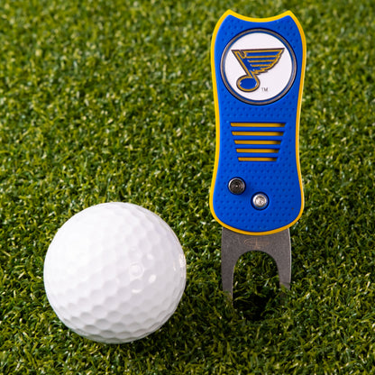 St. Louis Blues Switchblade Divot Tool - Image 2 - Club Rehab
