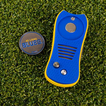 St. Louis Blues Switchblade Divot Tool - Image 3 - Club Rehab