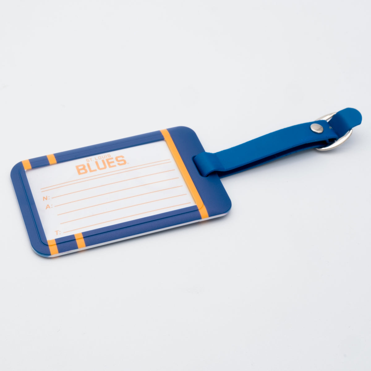 St. Louis Blues plastic golf bag tag by Team Golf, product photo 2