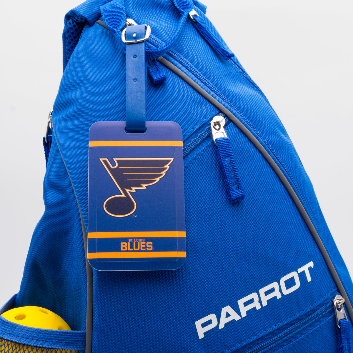 St. Louis Blues plastic golf bag tag by Team Golf, product photo 3