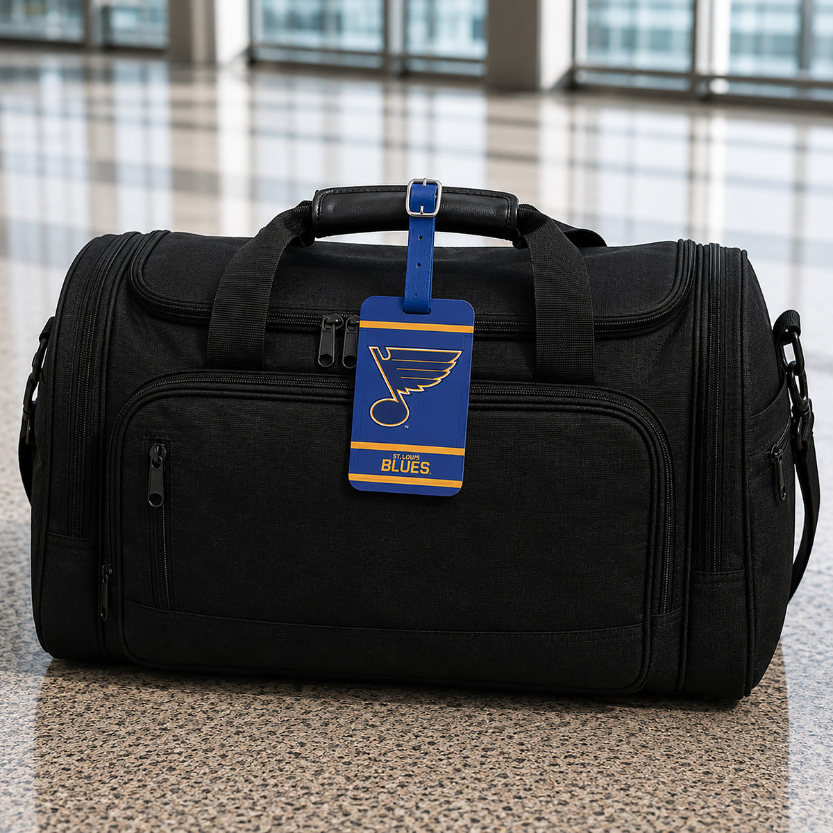 St. Louis Blues plastic golf bag tag by Team Golf, product photo 5