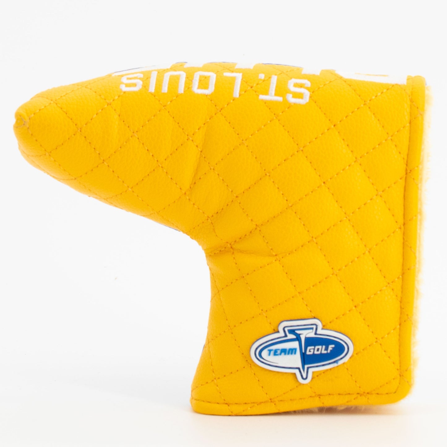 St Louis Blues split blade putter quilted golf headcover alternate view