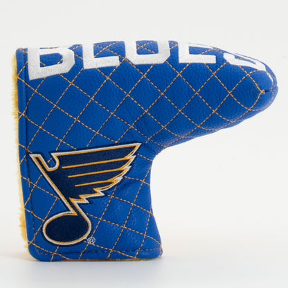 St Louis Blues split blade putter quilted golf headcover