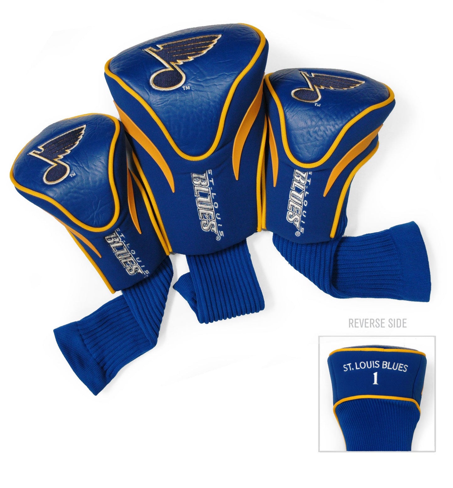 St. Louis Blues 3 Pack Contour Sock Headcovers - Club Rehab