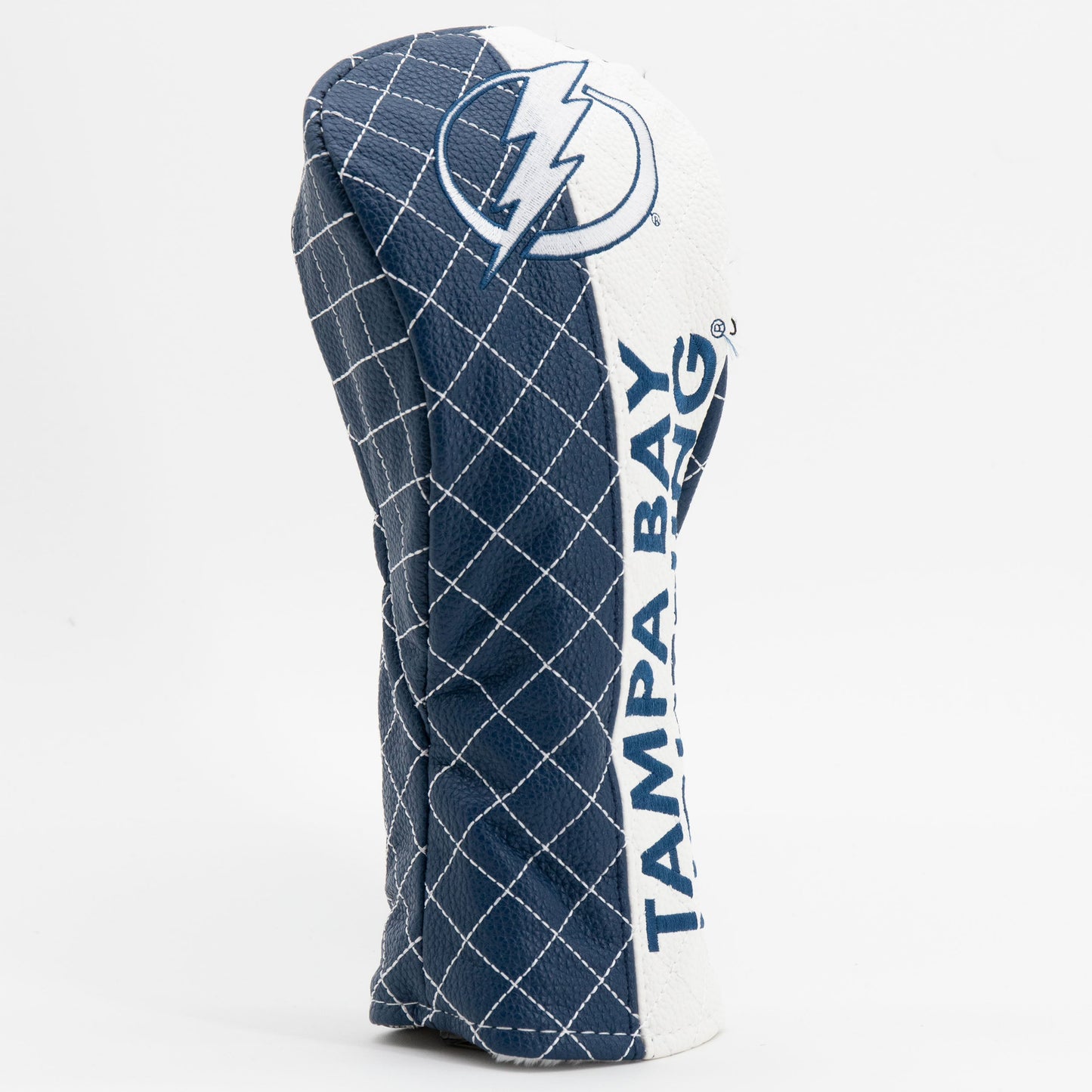 Tampa Bay Lightning split fairway quilted golf headcover alternate view