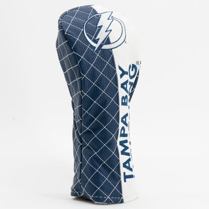 Tampa Bay Lightning split fairway quilted golf headcover alternate view