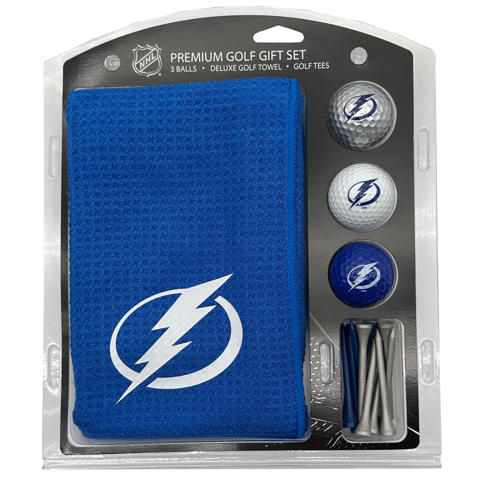 Tampa Bay Lightning Microfiber Towel Golf Gift Set - Club Rehab