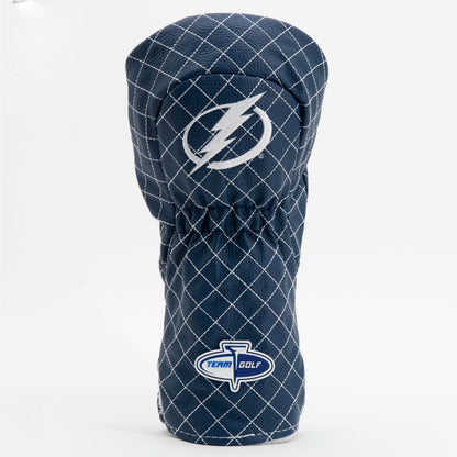 Tampa Bay Lightning Solid Driver quilted headcover, back view