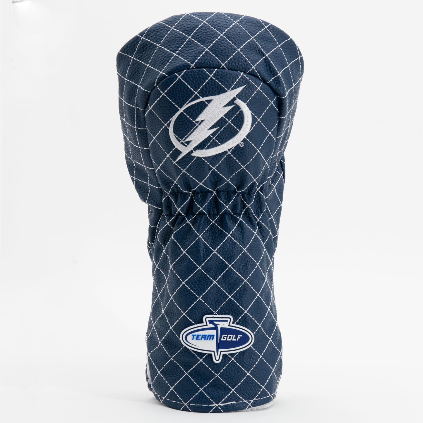Tampa Bay Lightning solid driver quilted golf headcover alternate view