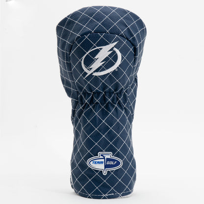 Tampa Bay Lightning solid driver quilted golf headcover alternate view