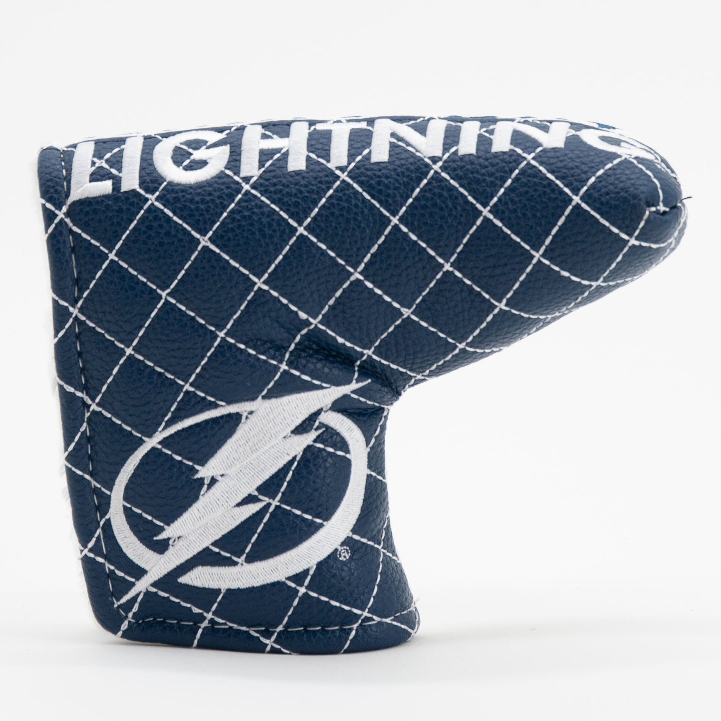 Tampa Bay Lightning solid blade putter quilted golf headcover