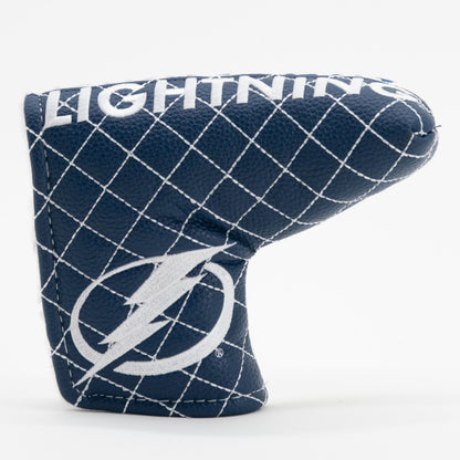 Tampa Bay Lightning solid blade putter quilted golf headcover