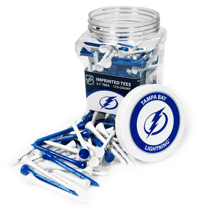 Tampa Bay Lightning 175-count golf tee jar with team-imprinted tees