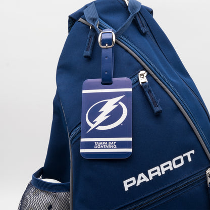 Tampa Bay Lightning plastic golf bag tag by Team Golf, product photo 3